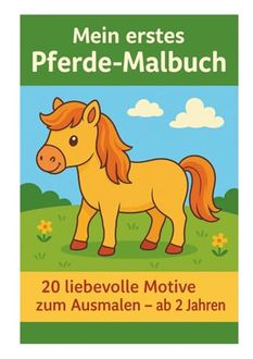 Mein erstes Pferde-Malbuch